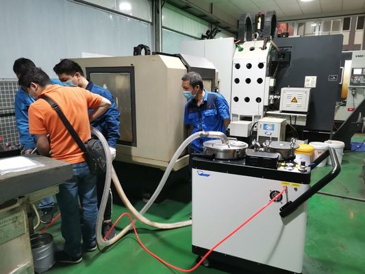 알루미늄 칩 청소 CNC 냉각물 필터 시스템 냉각물 탱크 청소기